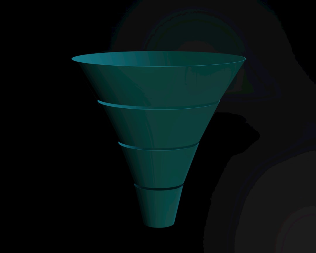Cover illustration showing an affiliate marketing funnel from traffic to commission